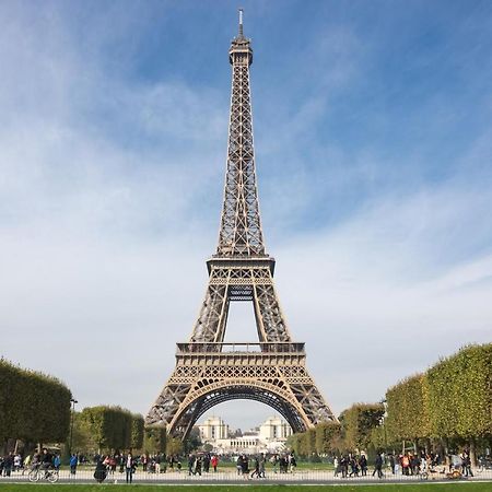 Chic Apart With Parking Near Paris Apartment โอแบวีลีเย ภายนอก รูปภาพ
