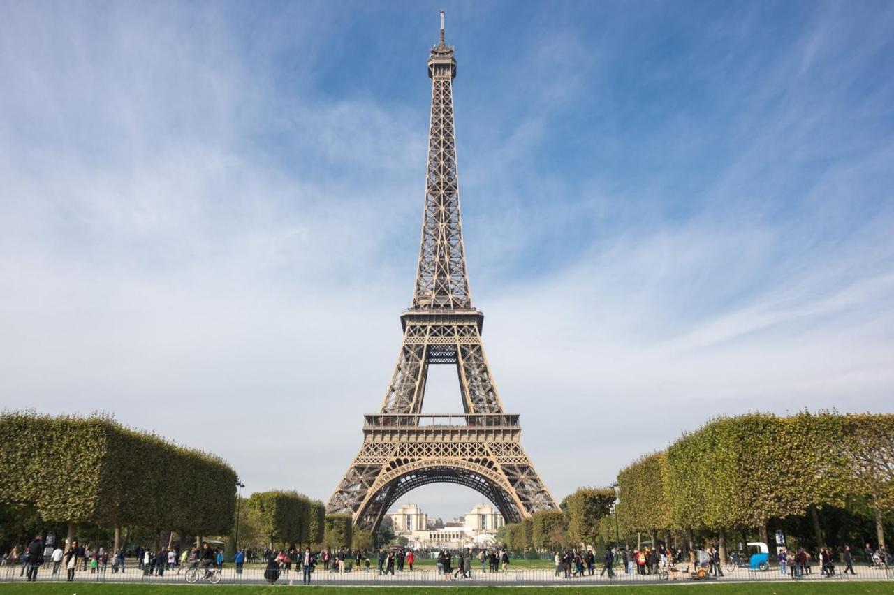 Chic Apart With Parking Near Paris Apartment โอแบวีลีเย ภายนอก รูปภาพ